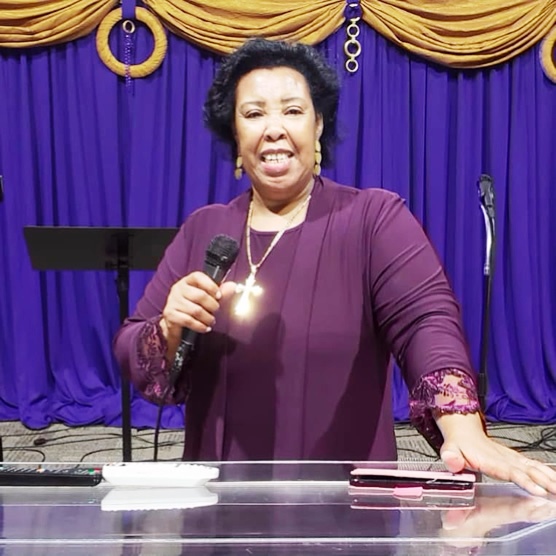 Bishop Dr. Grace Kariuki preaching